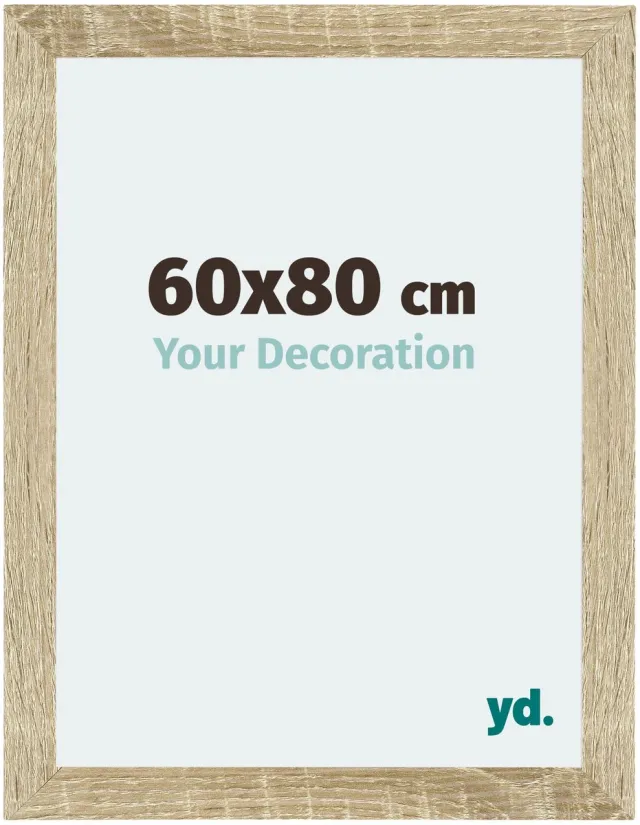 yd. Your Decoration - Fotolijst 60x80 cm - MDF - Sonoma Eiken - Mura
