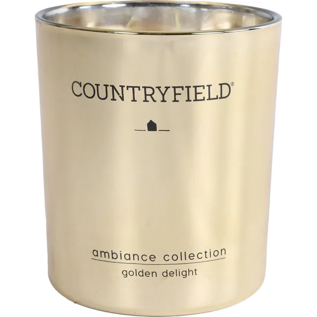 Countryfield Golden Delight Geurkaars goud 10,5cm