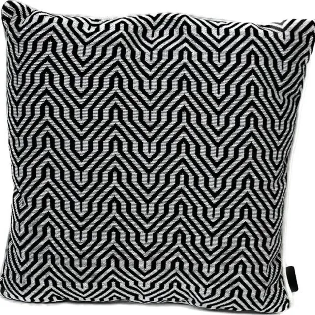 Madison sierkussen 45x45 cm Labyrint dark Grijs