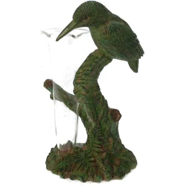 MEA Vaasje Ijsvogel, groen 9,5x6,4x17,2cm Zie foto