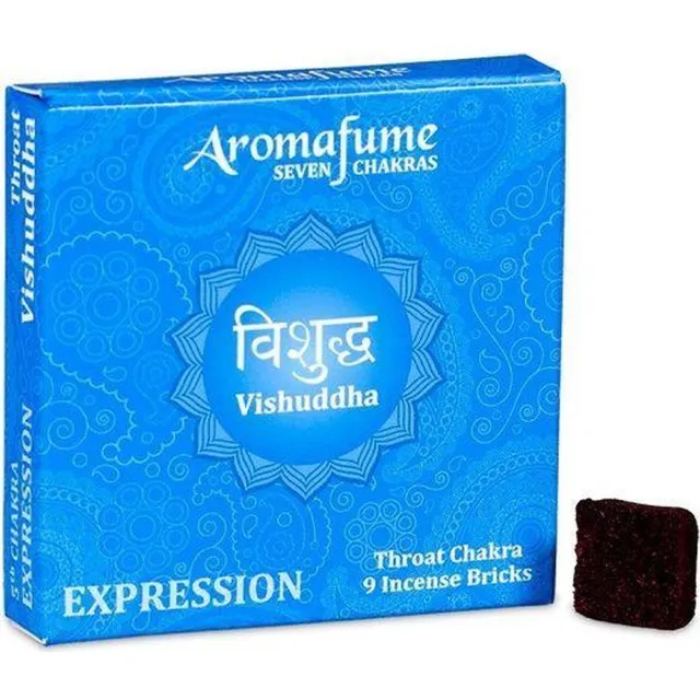 Aromafume Chakra Wierookblokjes - vishudda - keel chakra