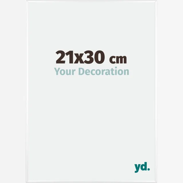 yd. Your Decoration - Fotolijst 21x30 cm - Aluminium - Wit Hoogglans - Kent