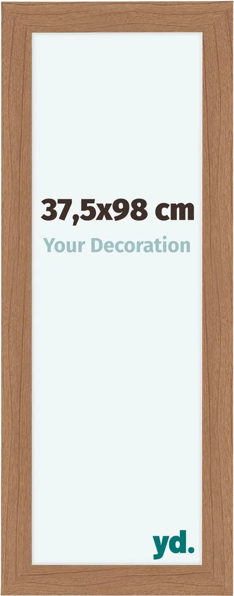 yd. Your Decoration - Fotolijst 37,5x98 cm - MDF - Notenhout Licht - Como