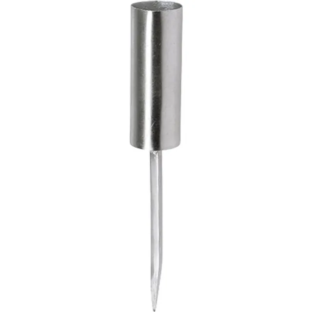 Flor und Decor Kaarsenhouder zilver voor stokkaarsen 15cm 4 st