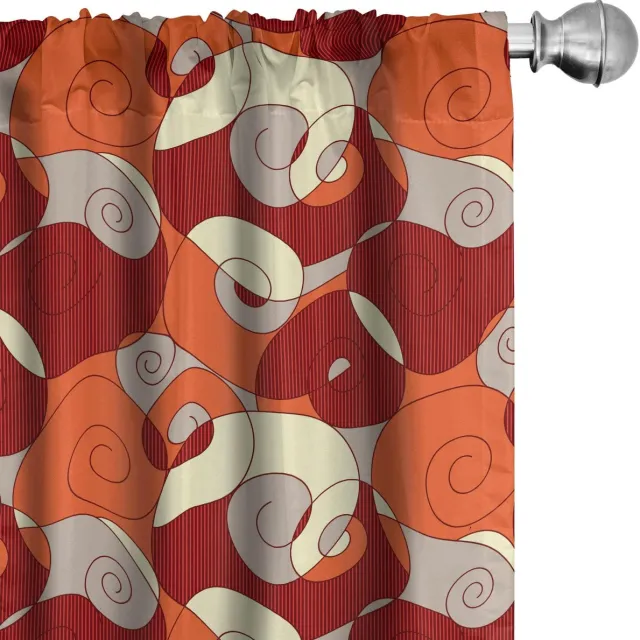 ABAKUHAUS Paneelgordijnen – Microvezel 2x75x175 cm – Multicolor Mehrfarbig