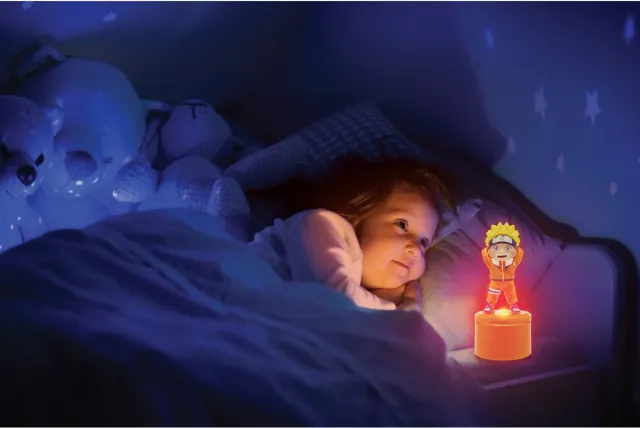 Lexibook Naruto 3D nachtlampje met zacht wit licht ORANJE