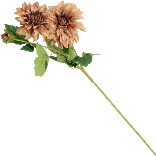 homebound by ky Kunstbloem dahlia 63cm roze Bruin
