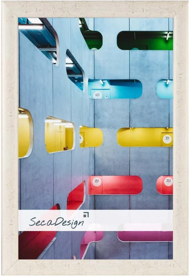 SecaDesign Tours Fotolijst - Fotomaat 15x20 cm - Rustiek Wit