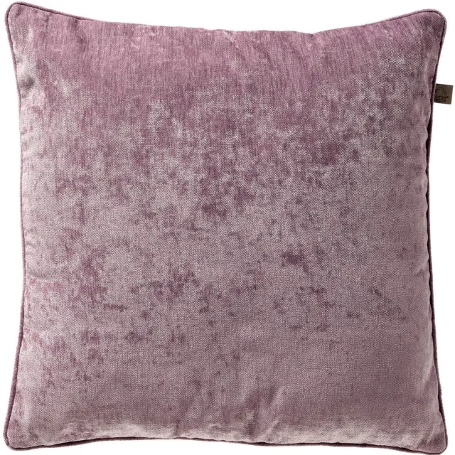 Dutch Decor LEWY - sierkussen 60x60 cm - glansvelours - groot formaat - Dusky Orchid - paars - Inclusief binnenkussen - Luxe kussens voor woonkamer & bank Licht paars