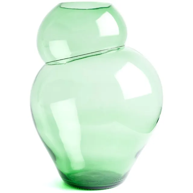 Pikonie IKONIC Blown Bottle Vaas Groen Type V2 Klaas Kuiken