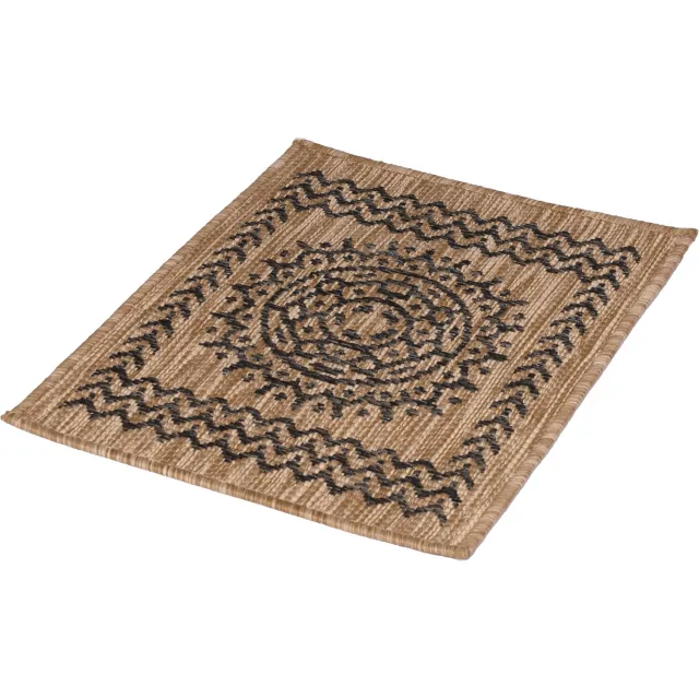 Human Comfort deurmat Juto - UV-bestendig, opvouwbaar - 40 x 50 cm - jute Bruin