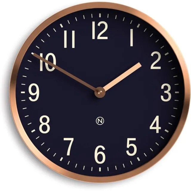 DailySupplies® Klok - Wandklok Modern - Klokken - Industrieel koper