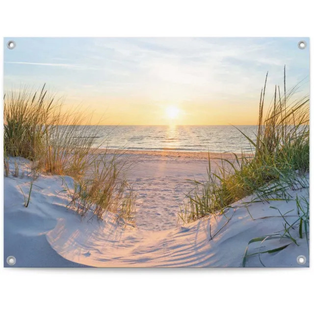 Reinders Tuinposter Zonsondergang - 60 x 80 - Canvas - REINDERS