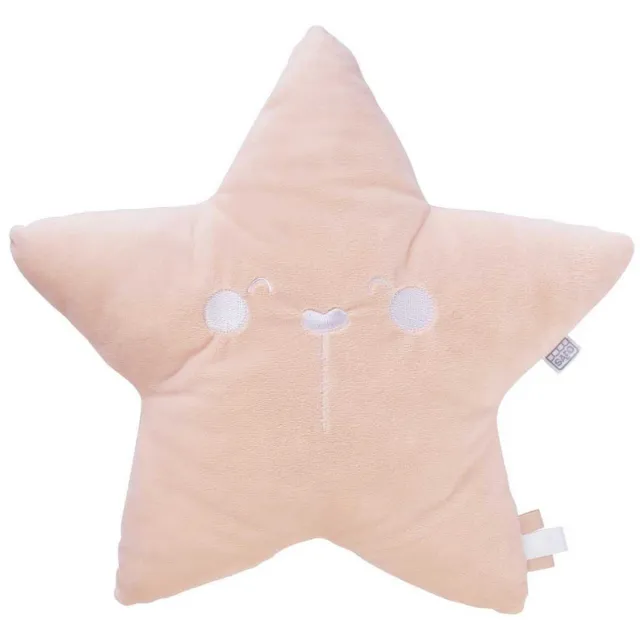 Saro Decoratiekussen Wild Star Polyester 34 Cm Zalmroze
