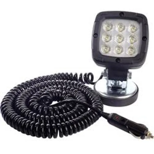 Fristom Werkschijnwerper 12 V, 24 V FT-036 LED MAG M30 95037 Brede nabijgebied belichting (b x h x d) 100 x 100 x 75 mm Zwart