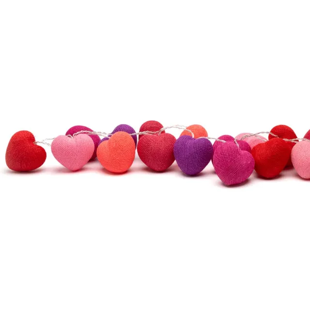 Happy Lights hartjesslinger Wild Berry - 20 LED's