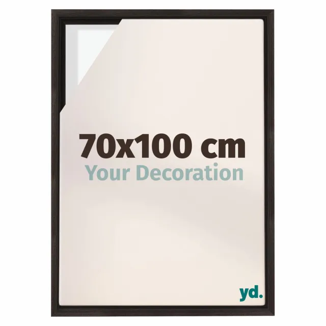yd. yd, Baklijst 70x100 cm Eiken Donker - Lijst voor Canvasdoek - MDF Lyon