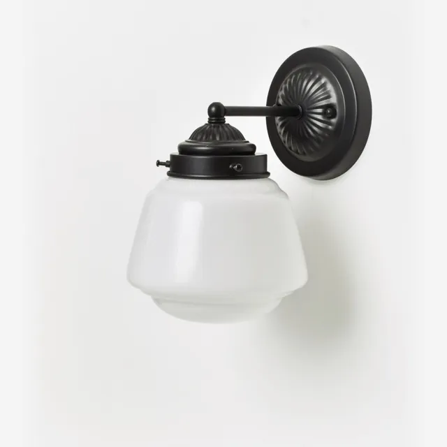 Coloured by Art Wandlamp High Button Moonlight - Art Deco Trade Zwart