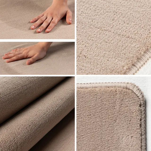 Ayyildiz Effen vloerkleed Sky wasbaar 160 cm rond Beige tapijt
