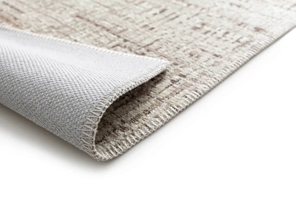 NOUS Living vloerkleed beige/terra, foto 4