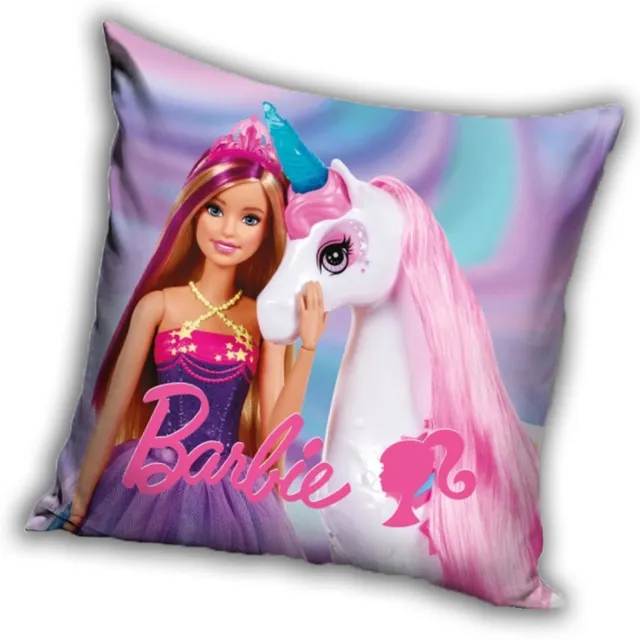 Barbie Eenhoorn kussensloop 40x40 cm Velvet Roze