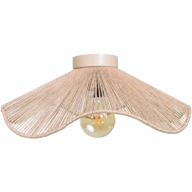 Urban Interiors Plafonnière – Trivio Jute – Ø 40 cm Bruin