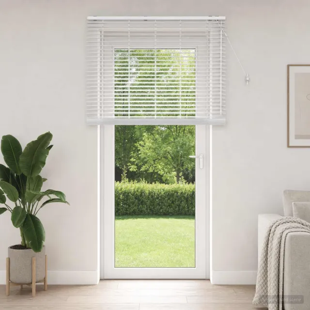 vidaXL Venetiaanse jaloezie Wit 125 x 250 cm 35 mm