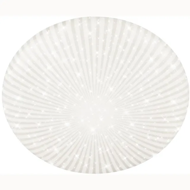 Briloner Nebo – LED Plafondlamp – voor sfeervolle verlichting – neutraal wit licht – met sterrenhemel effect – wit – Ø38 cm Wit met sterren