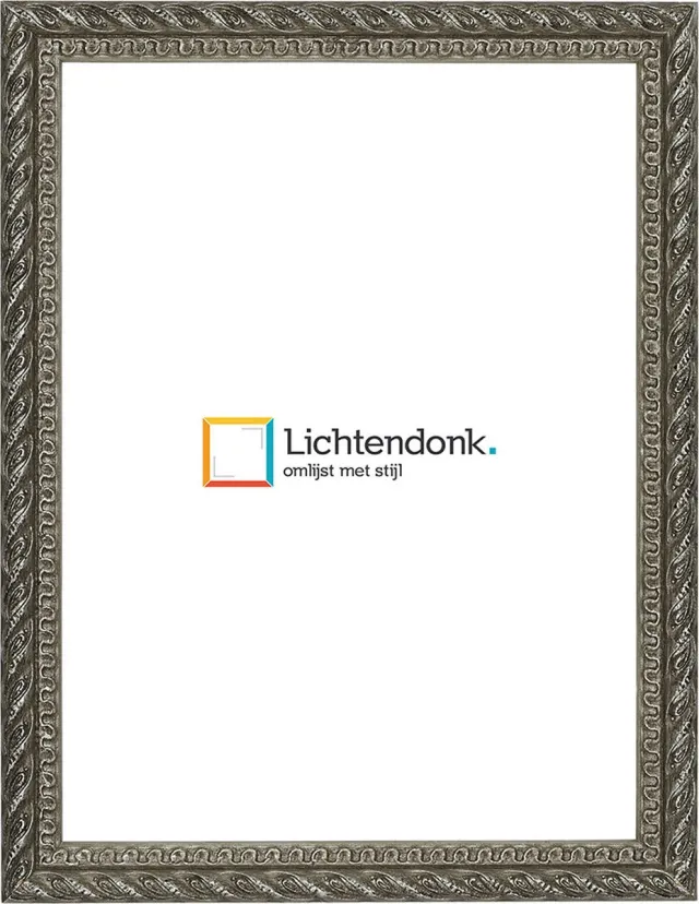 Lichtendonk Fotolijst Barok Antiek Goud - Fotomaat 28x35 - Ontspiegeld Glas - Art.nr. 218-718
