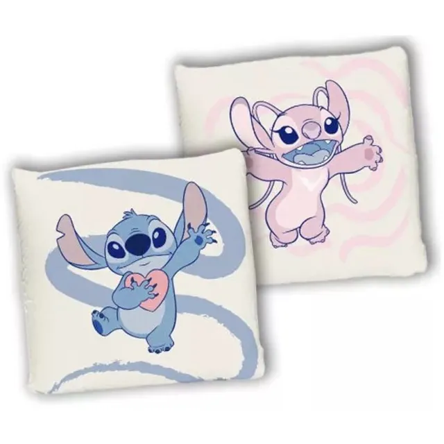Lilo en Stitch sierkussen Lovers 40 x 40 cm Multi