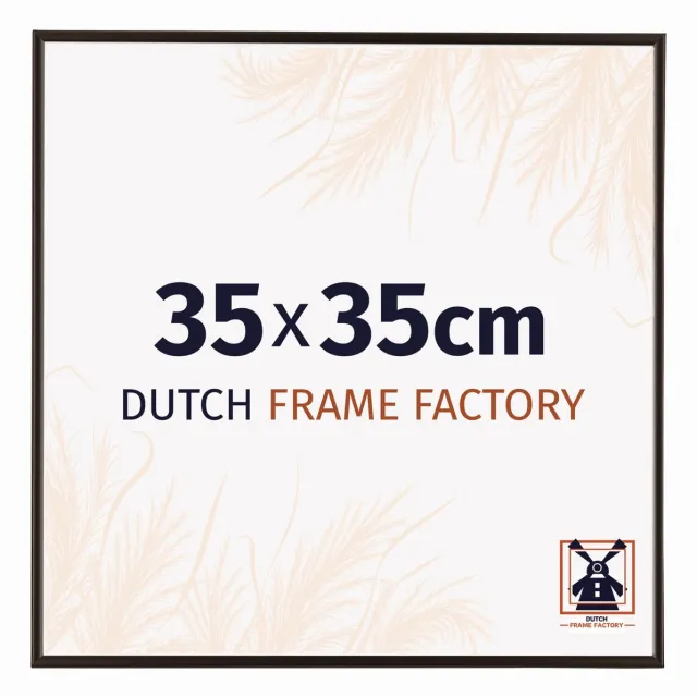 Dutch Frame Factory Fotolijst 35x35 cm - Kunststof - Antraciet - Easy