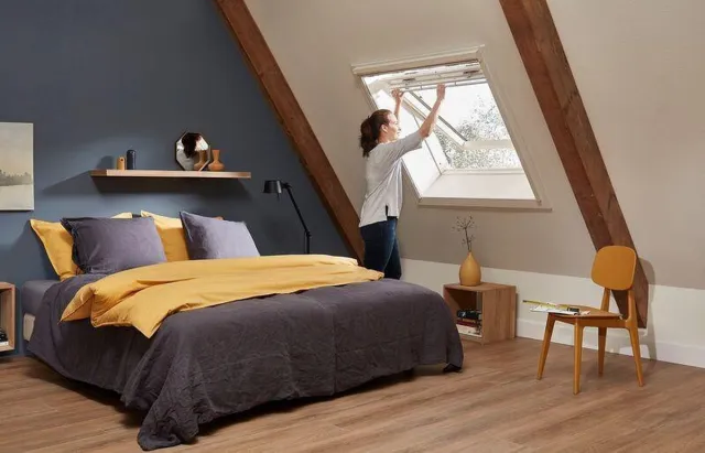 Hamstra Plus rolhor, vliegengordijn voor Dakraam wit 78x155cm wit ral 9010