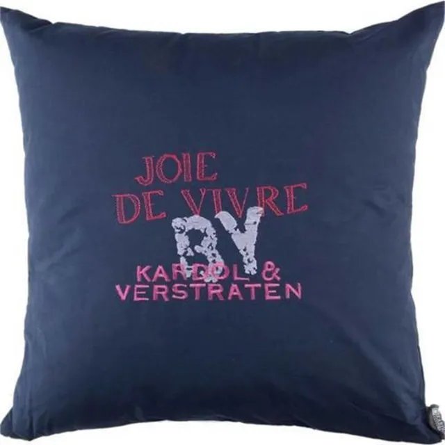 Kardol Joie de Vivre - Sierkussen - 50x50 cm - Blauw