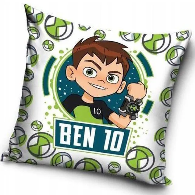 Carbotex Sierkussen Kussen Ben 10 - 40 x 40 cm inclusief vulling bonte kleuren