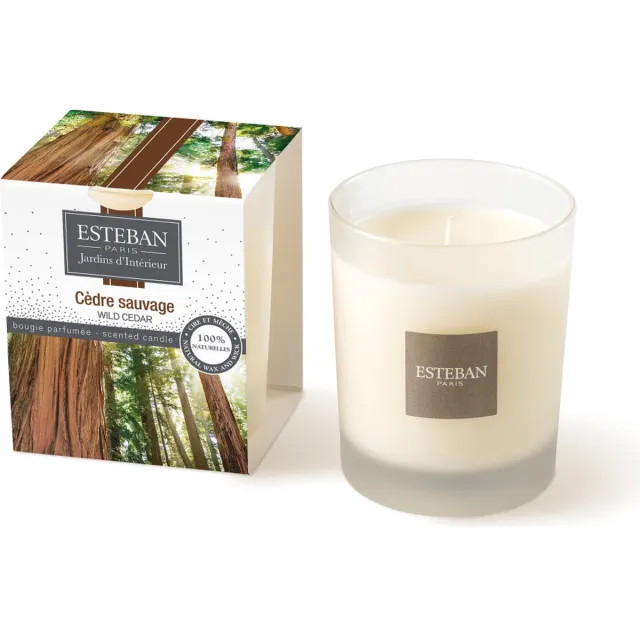 Esteban Cedre Sauvage Geurkaars 170g Wit