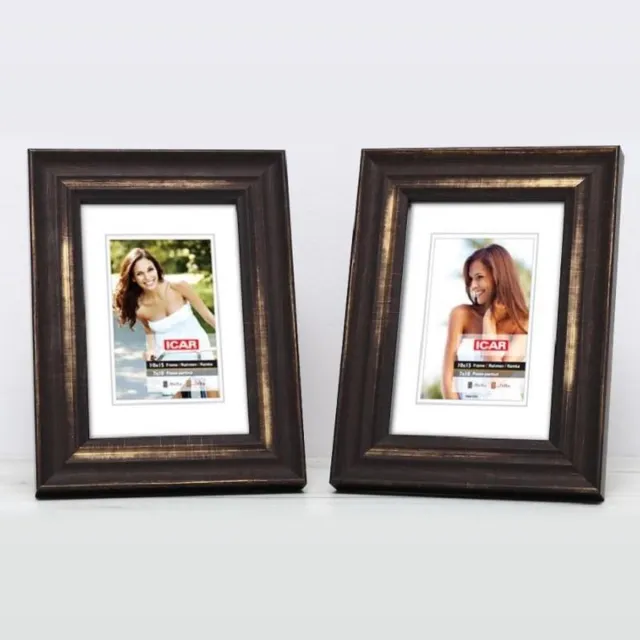Icar Houten Fotolijst Sara 10x15 cm Bruin/Goud