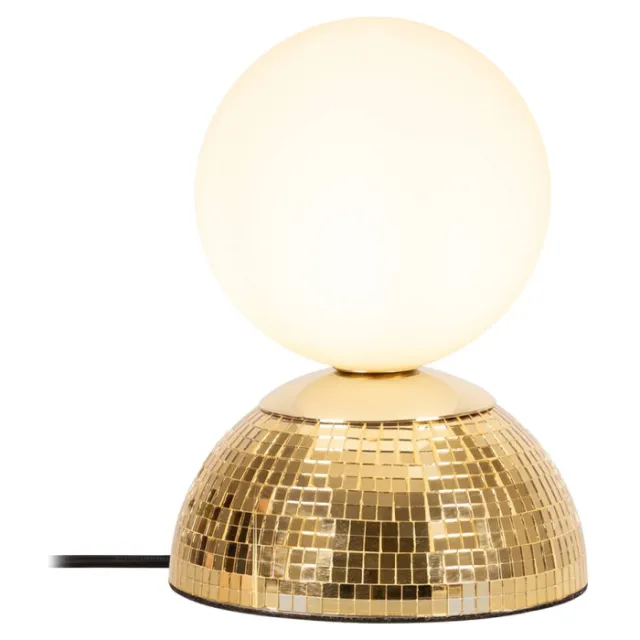 Lucide GLITZER - Tafellamp - Ø 14 cm - 1xG9 - Goud | Essential