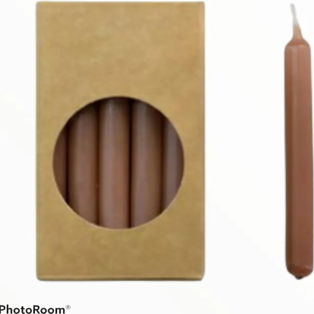 Rustik Lys Brique - Potloodkaarsen Klein - 20 stuks - 1,2 x 10cm