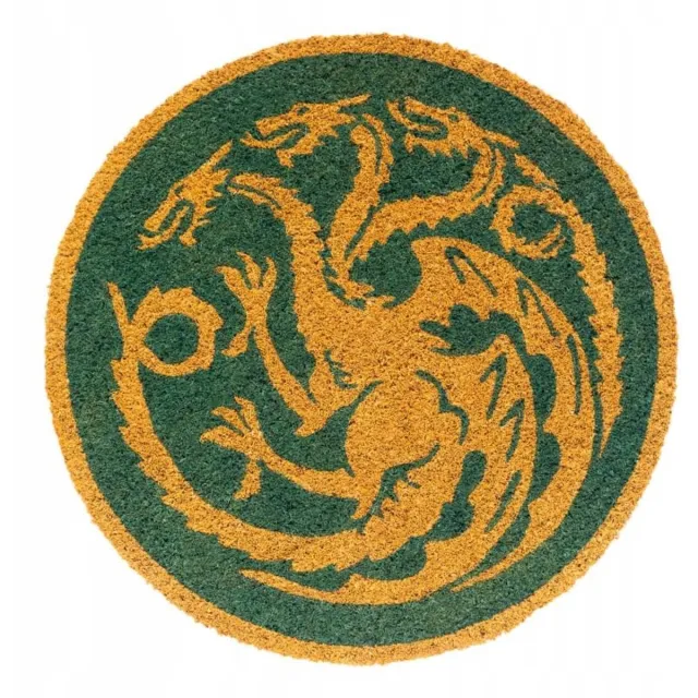 Game of Thrones Markless deurmat van kokosvezel - rond 50 cm - Game of Thrones-thema Multicolor