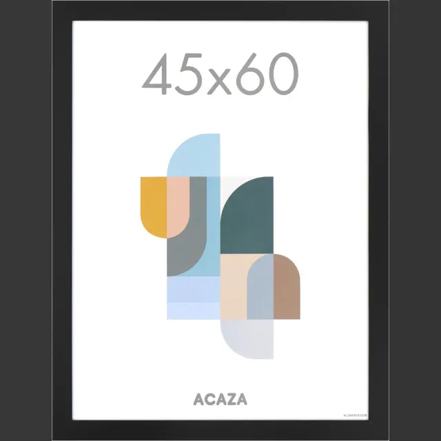 Acaza Fotolijst - Fotokader - Fotolijst 45x60 cm - Fotokader 45x60 cm - MDF Hout - Zwart