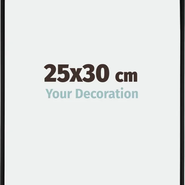 yd. Your Decoration - Fotolijst 25x30 cm - Aluminium - Zwart Mat - Kent