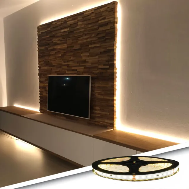 RexTech Led strip Helder Wit - 3 meter - Basic - Complete set inclusief afstandsbediening - Led verlichting - Betaalbare accentverlichting
