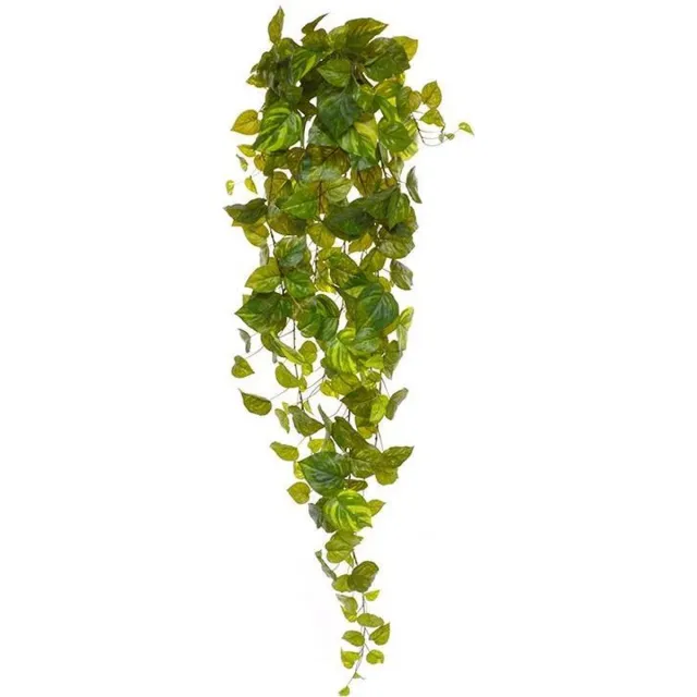 maxifleur Kunstplanten Pothos kunst hangplant 130cm - bont Groen