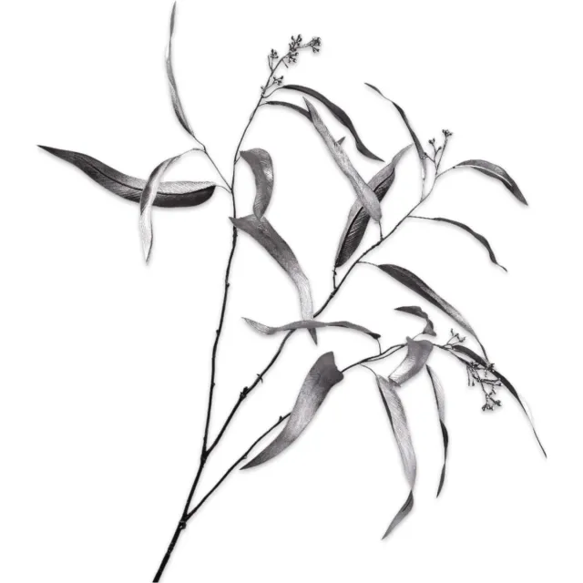 Silk-ka Kunstbloem-Zijde Eucalyptus Tak Zilver 98 cm