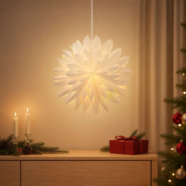 vidaXL Kerstverlichting RAAHE 10 LED's Warmwit 60 x 20 x 60 cm