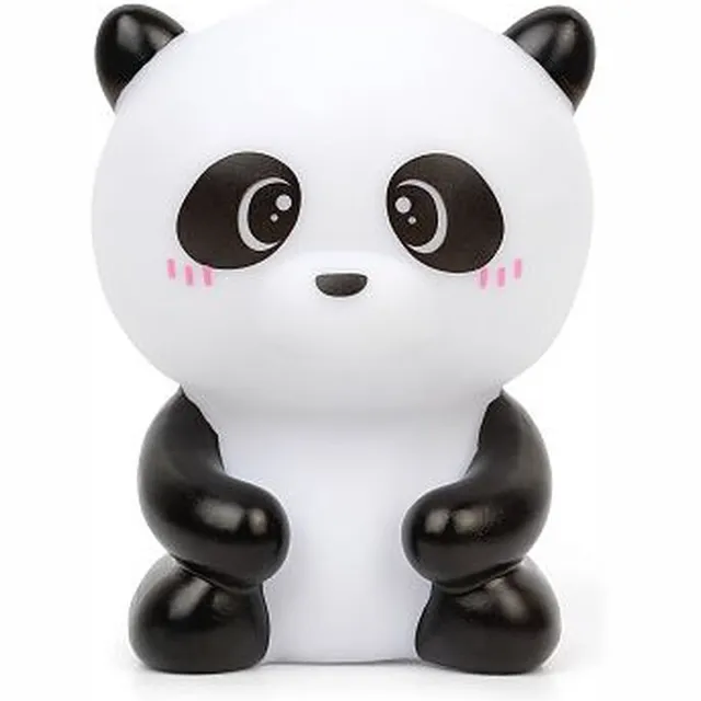 LEGAMI Sweet Dreams - Nachtlampje - Changing Colors - Panda - 13 cm Black;White