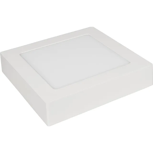 MC-Shine Plafondlamp ''LP-1217AW'' - Led lamp 12W - Systeemplafond verlichting 17x17cm - Plafonnière 1.224 lm - LED Paneel 3000 K - Warm Wit