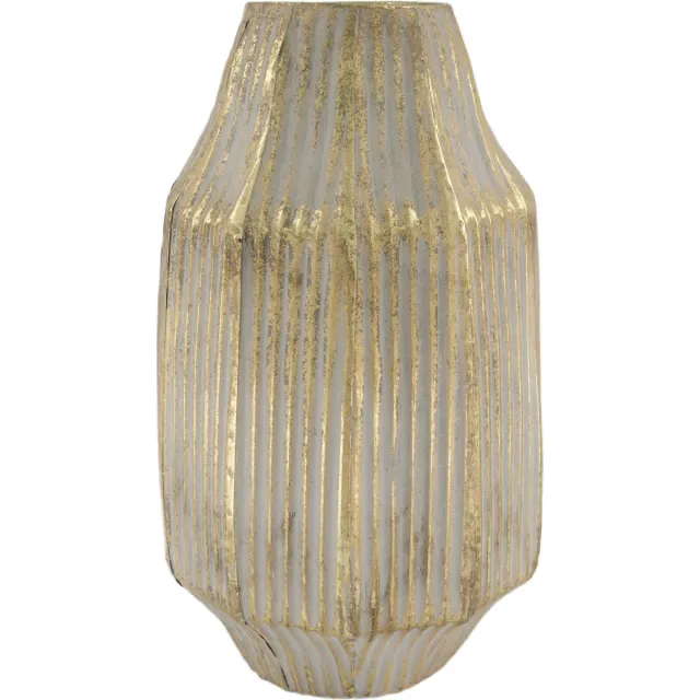 Dijk Natural Collections Vaas metaal-Goud-24x39