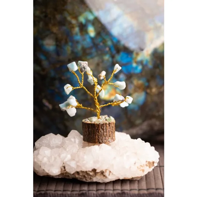 BERK Edelsteenboompje Larimar Zwart