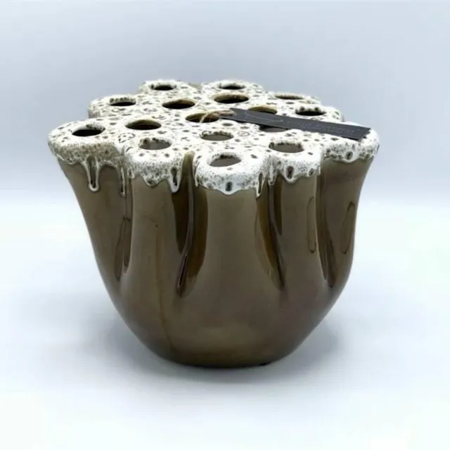 Villa Pottery Bruine Vaas Okki 23x18